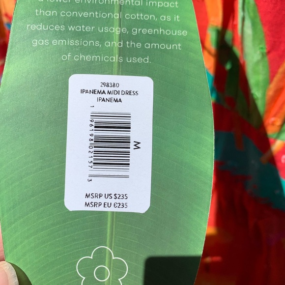 NWT FARM Rio Ipanema Midi Dress - Picture 5 of 5